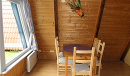 Essbereich des Ferienhauses