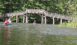 Brücke auf der Drossedower Bek