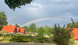 Blick Richtung Ferienanlage